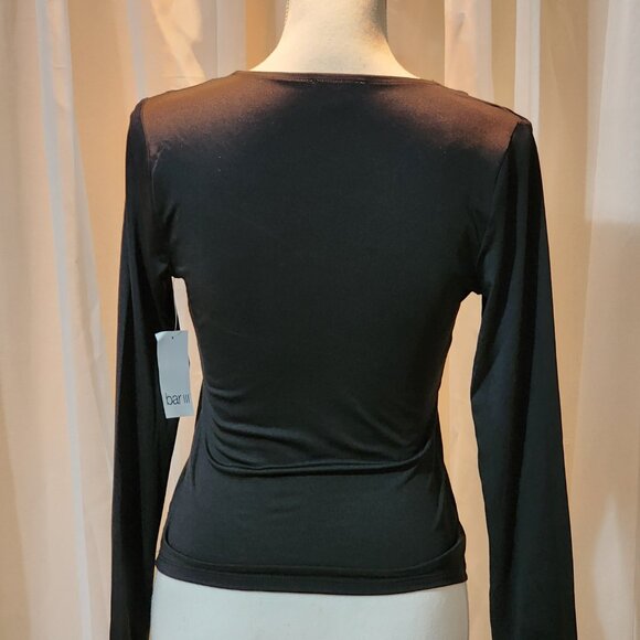 NWT- Cut Out Shoulder Blouse - Picture 3 of 4